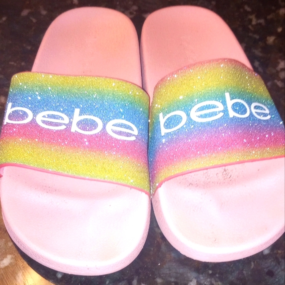 Sparkly Bebe Slides - image 1